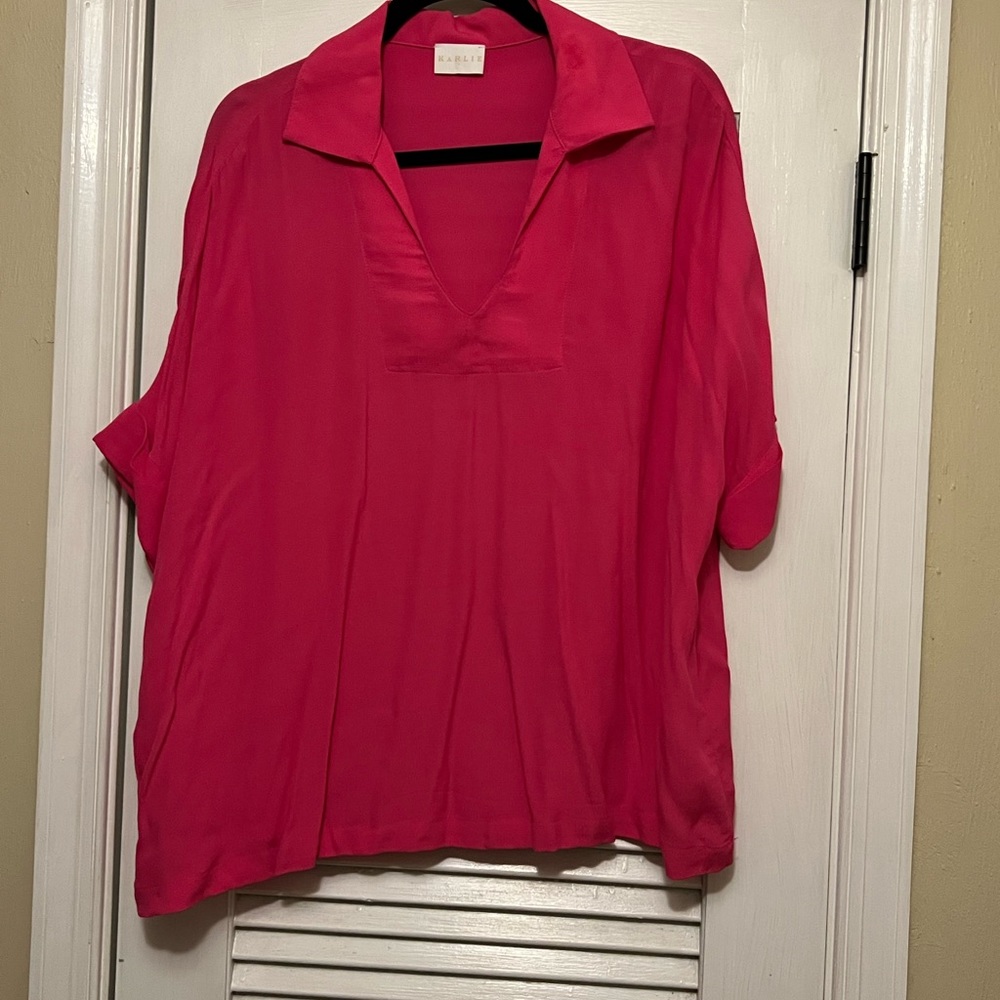 Karlie Top Hot Pink Sz L